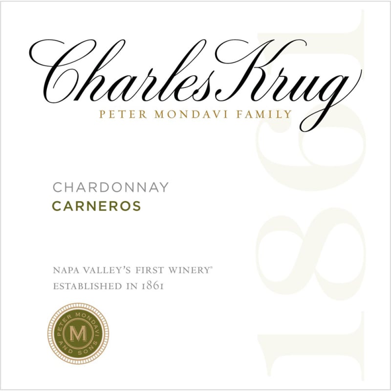 Charles Krug Carneros Chardonnay 2011 Front Label