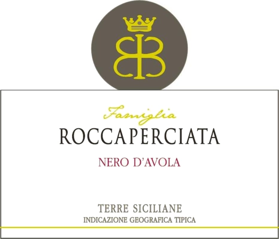 Firriato Roccaperciata Nero d'Avola 2014 Front Label