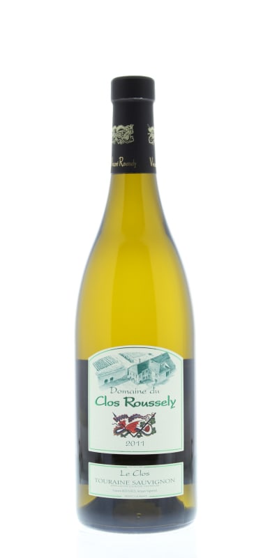 Domaine du Clos Roussely Le Clos Touraine Sauvignon 2011 Front Bottle Shot