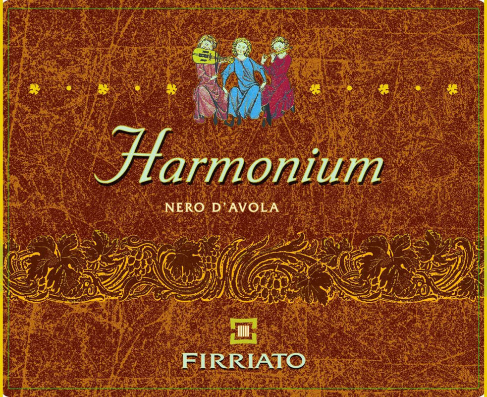 Firriato Harmonium Nero d'Avola 2013 Front Label