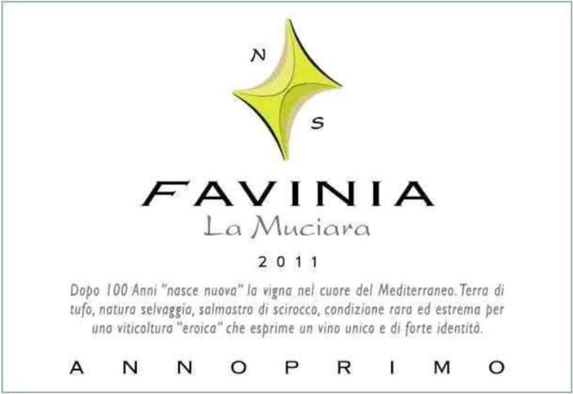 Firriato Favinia La Mucciara 2011 Front Label