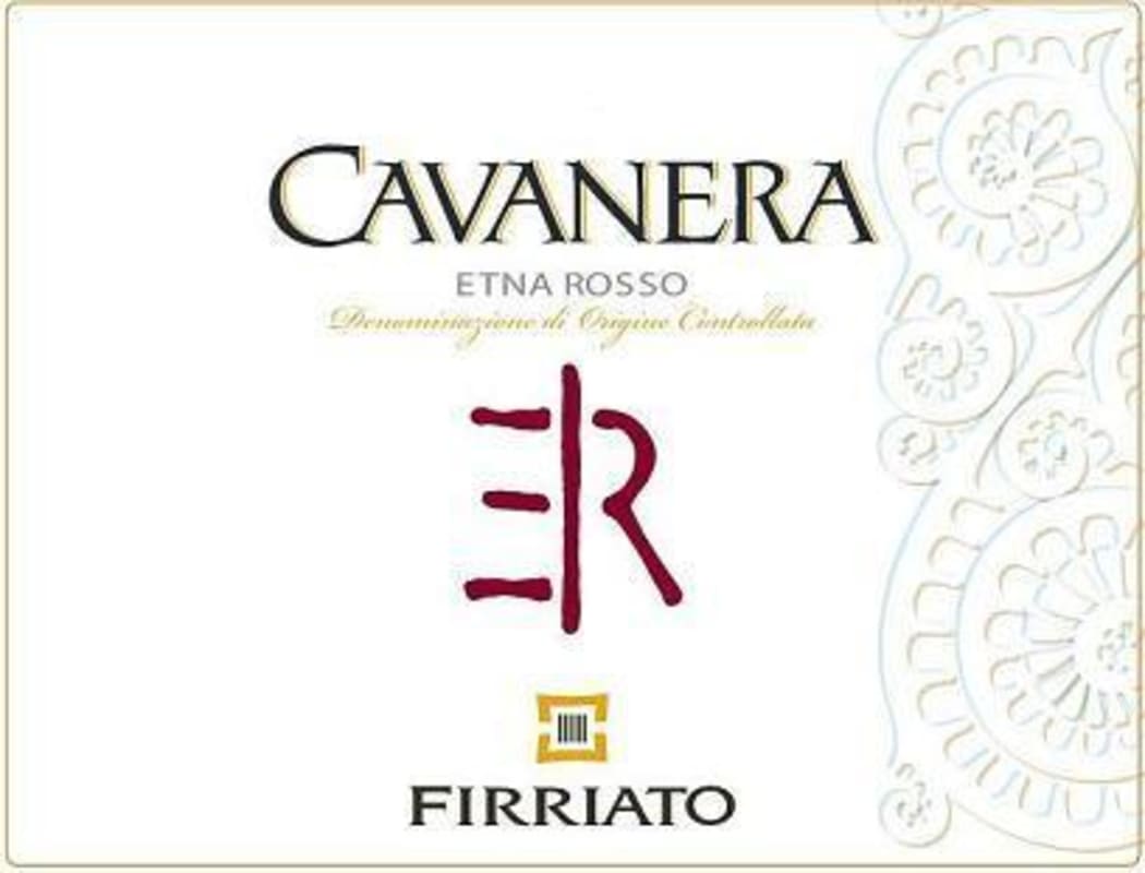 Firriato Cavanera Rovo delle Coturnie Etna Rosso 2008 Front Label