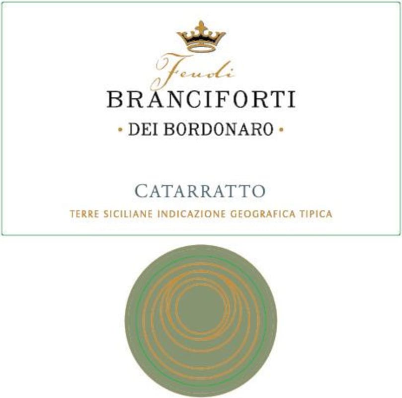 Firriato Feudi Branciforti dei Bordonaro Catarratto 2015 Front Label