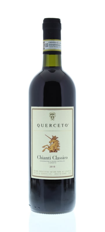 Castello di Querceto Chianti Classico 2010 Front Bottle Shot