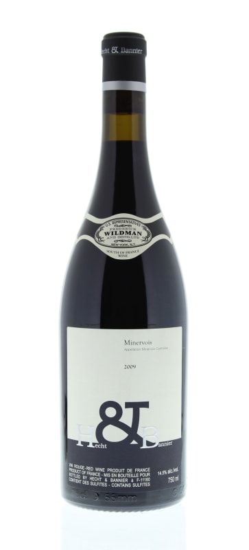 Hecht & Bannier Minervois 2009 Front Bottle Shot
