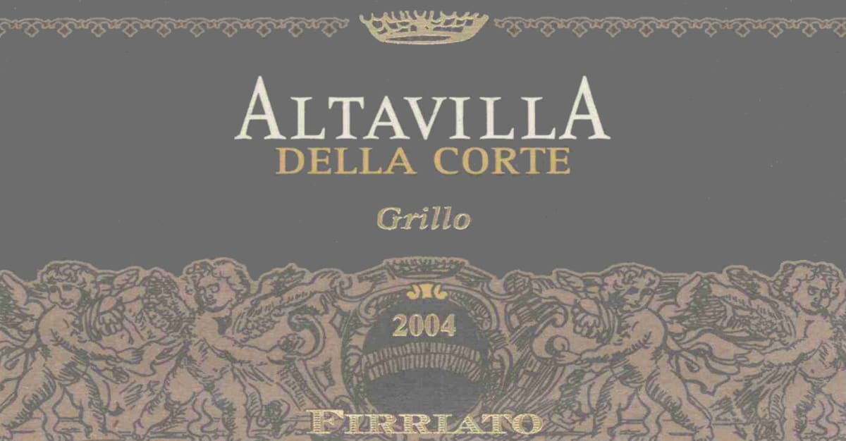 Firriato Altavilla della Corte Grillo 2004 Front Label