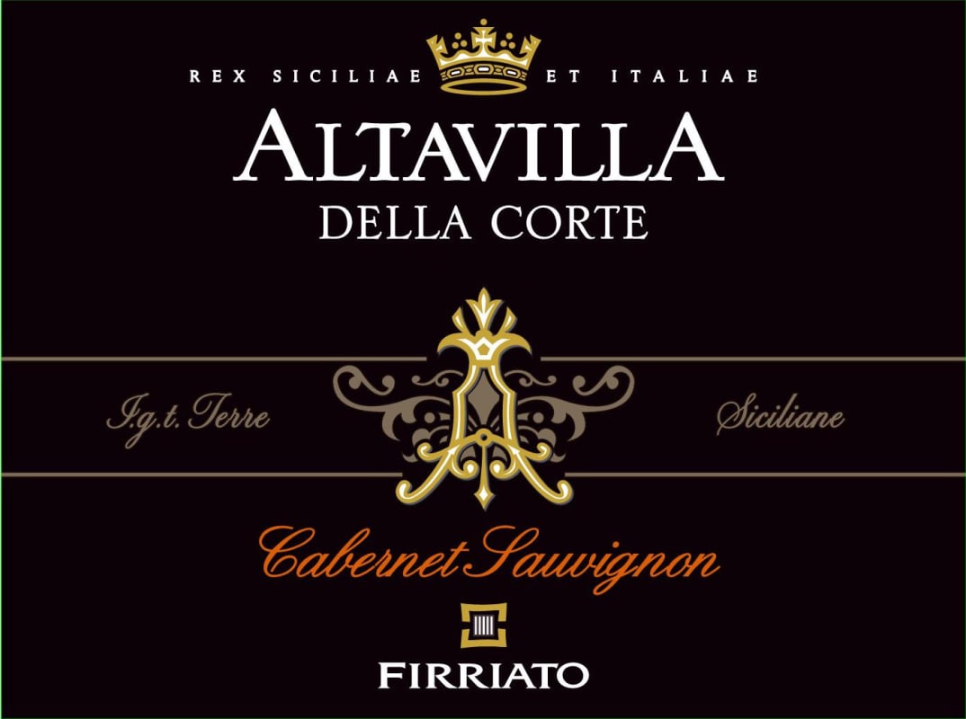 Firriato Altavilla della Corte Cabernet Sauvignon 2014 Front Label