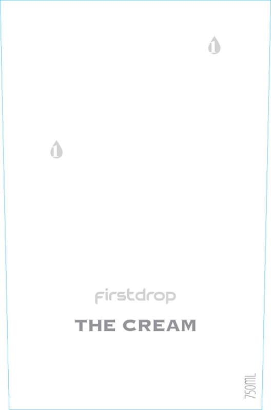 First Drop The Cream Shiraz 2008 Front Label