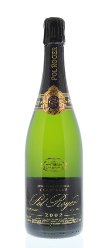 Pol Roger Vintage Brut 2002 Front Bottle Shot