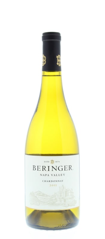 Beringer Napa Valley Chardonnay 2011 Front Bottle Shot