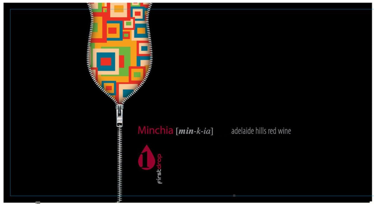 First Drop Minchia Montepulciano 2012 Front Label