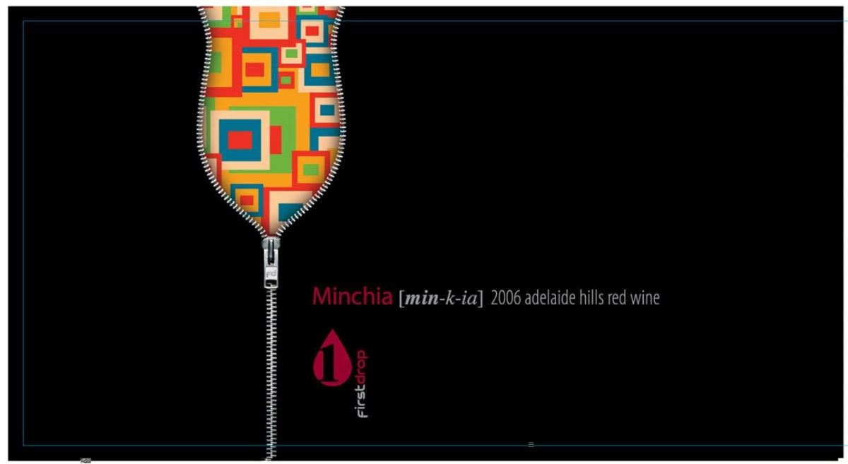 First Drop Minchia Montepulciano 2006 Front Label