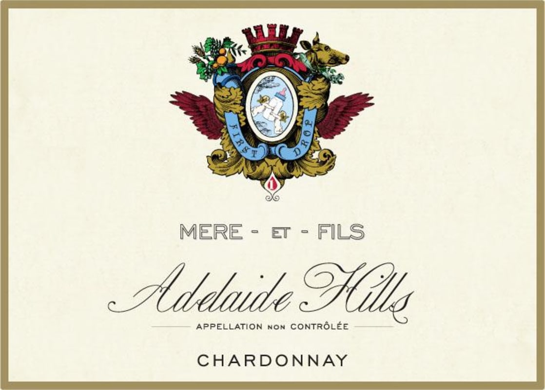First Drop Mere et Fils Chardonnay 2015 Front Label