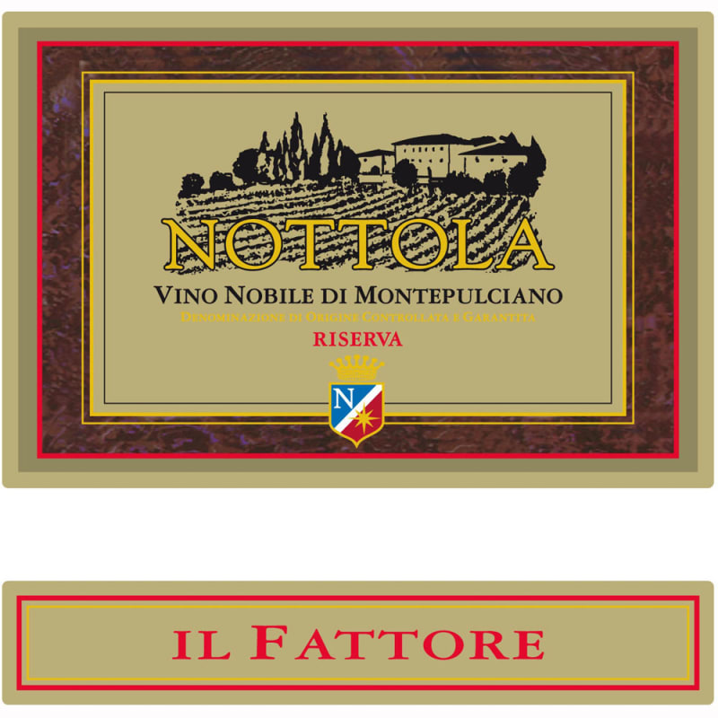 Nottola Vino Nobile di Montepulciano Vigna del Fattore 2007 Front Label