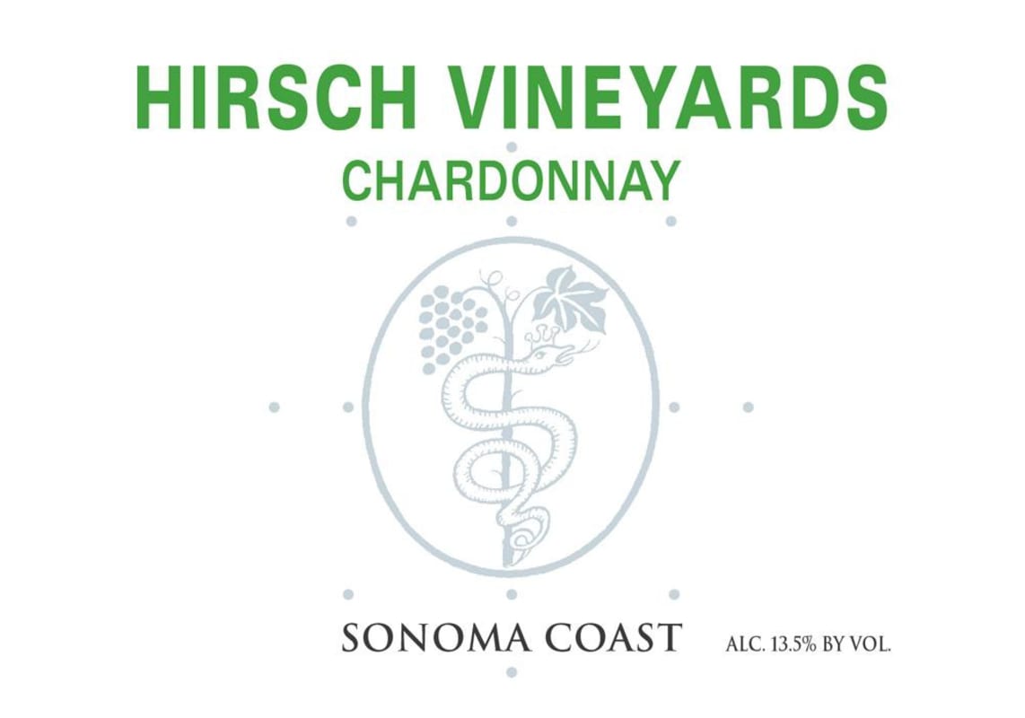 Hirsch Estate Chardonnay 2012 Front Label