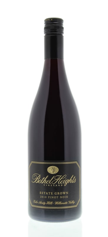 Bethel Heights Estate Pinot Noir 2010 Front Bottle Shot