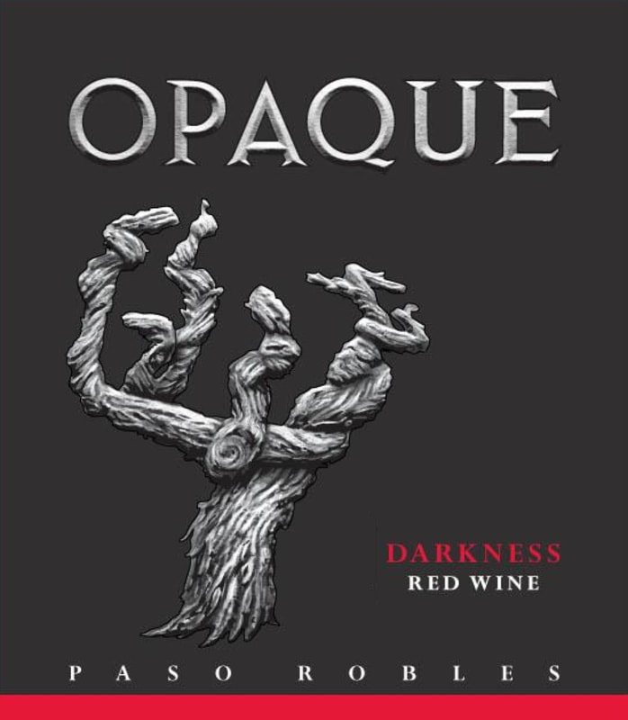 Opaque Darkness Red Wine 2014 Front Label