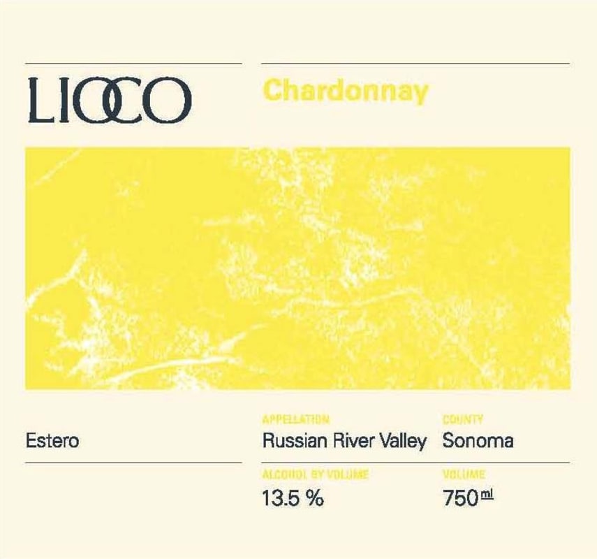 Lioco Estero Chardonnay 2013 Front Label