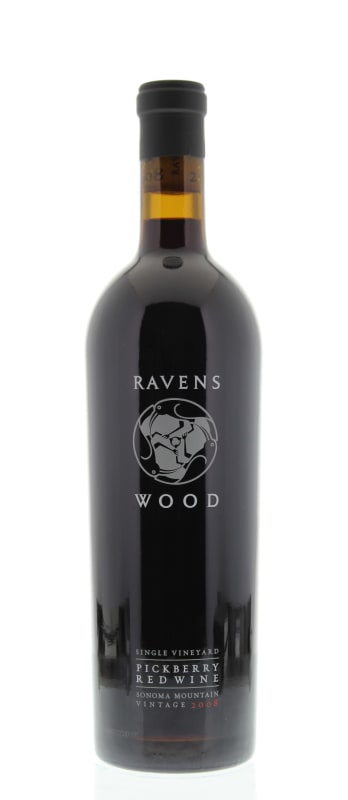 Ravenswood Pickberry Vineyards 2008 Front Bottle Shot
