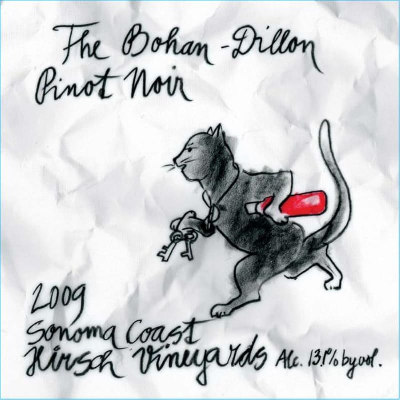 Hirsch Bohan Dillon Pinot Noir 2009 Front Label