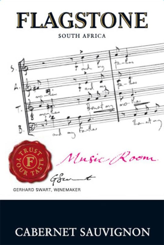 Flagstone Music Room Cabernet Sauvignon 2013 Front Label