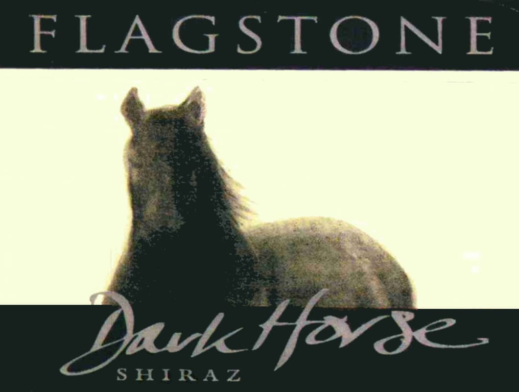 Flagstone Dark Horse Shiraz 2014 Front Label