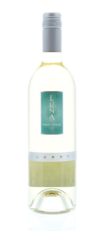 Luna Vineyards Pinot Grigio 2011 Front Bottle Shot