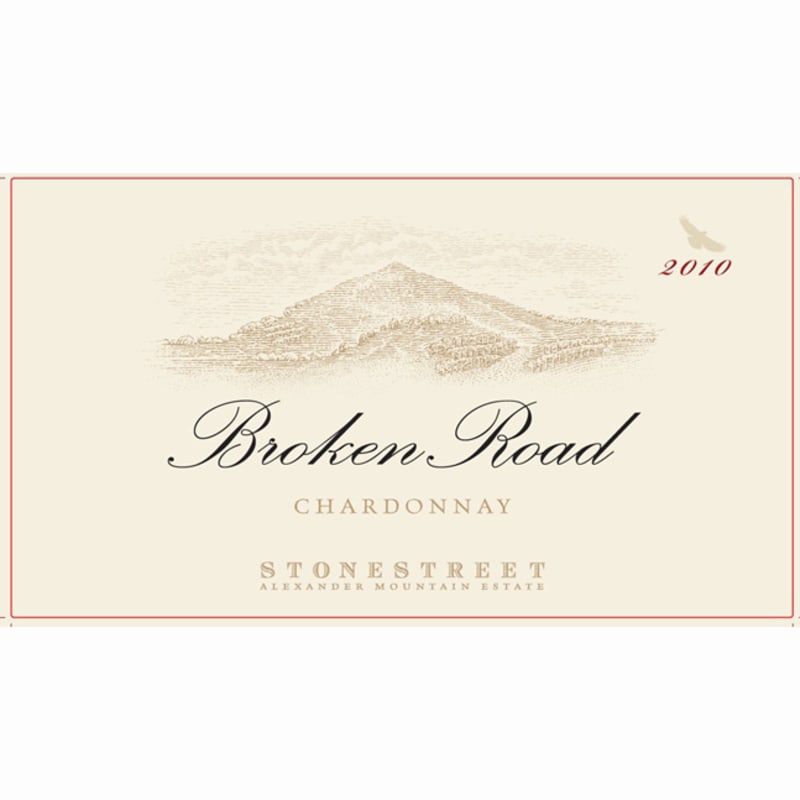 Stonestreet Broken Road Chardonnay 2010 Front Label