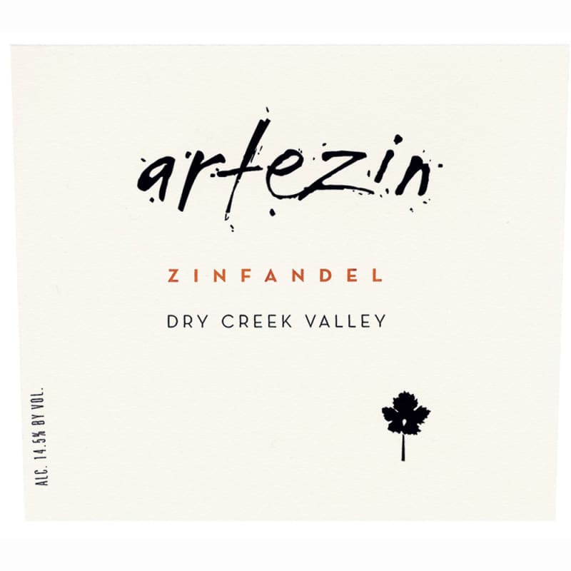 Artezin Dry Creek Zinfandel 2010 Front Label