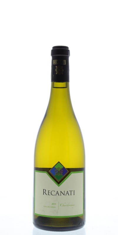 Recanati Upper Galilee Chardonnay (OU Kosher) 2011 Front Bottle Shot