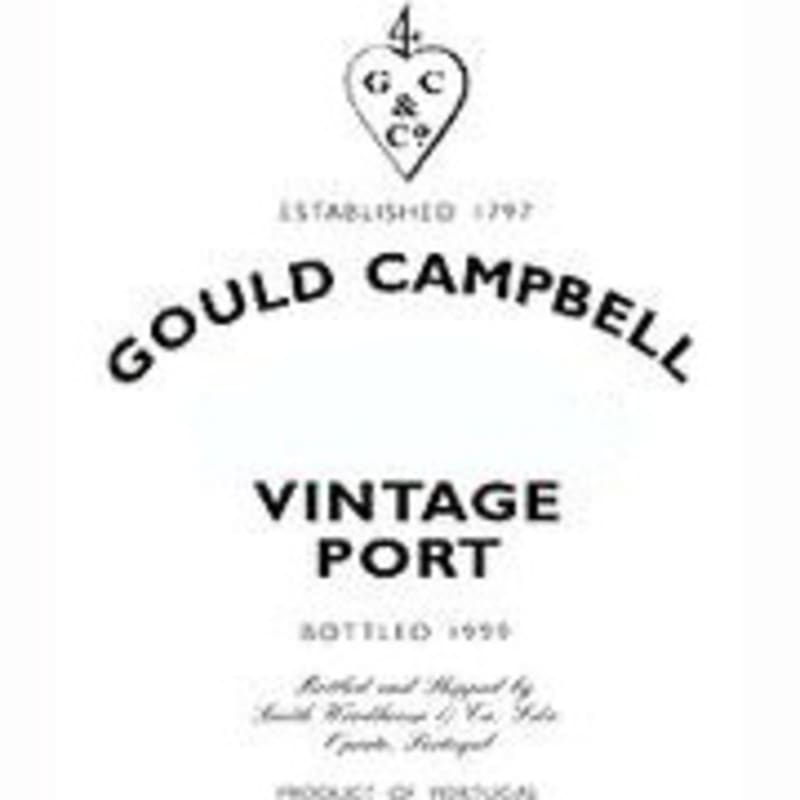 Gould Campbell Vintage Port (375ML half-bottle) 2003 Front Label