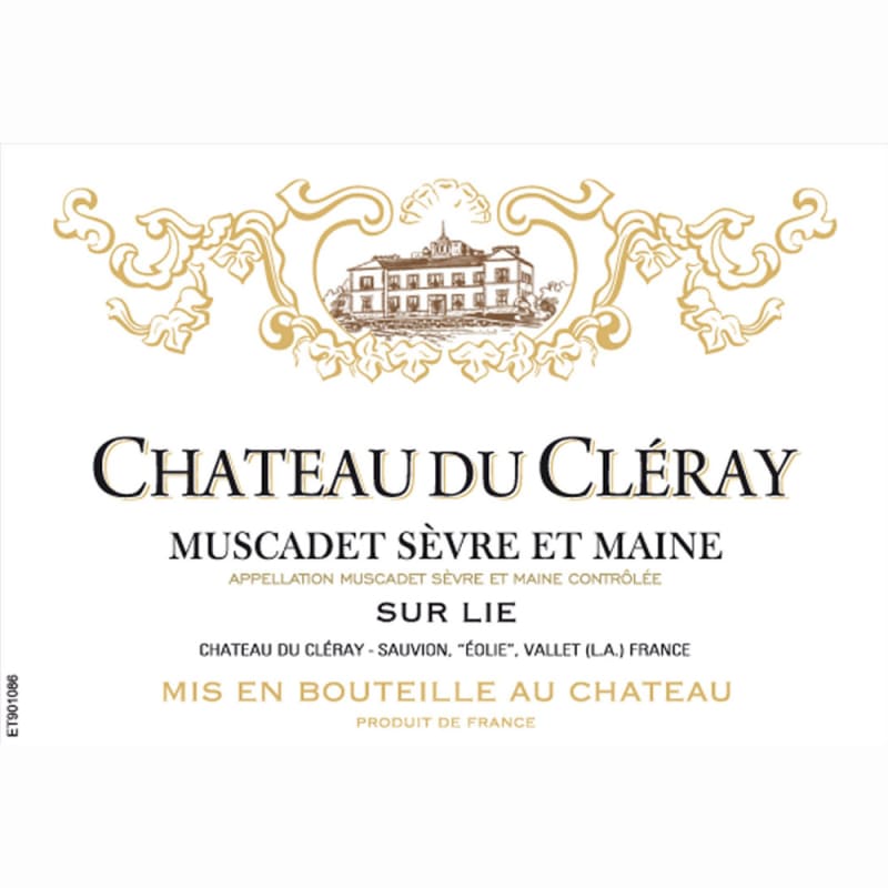 Sauvion Chateau du Cleray Sevre et Maine Muscadet 2011 Front Label