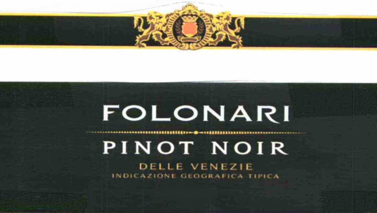 Folonari Pinot Noir 2014 Front Label
