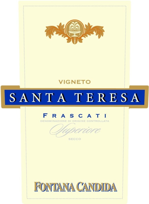Fontana Candida Santa Teresa Frascati Superiore 2010 Front Label