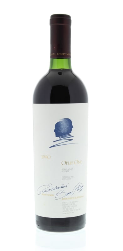 Opus One 1990 Front Bottle Shot