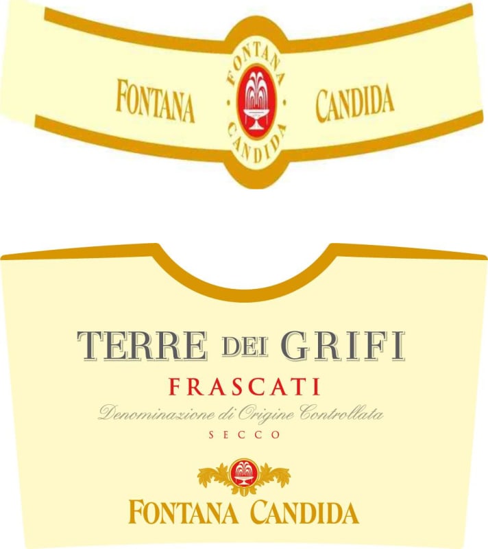 Fontana Candida Frascati Terre dei Grifi 2012 Front Label