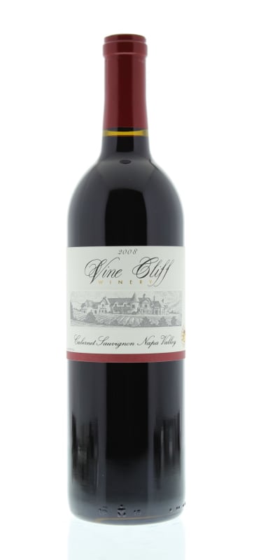 Vine Cliff Napa Valley Cabernet Sauvignon 2008 Front Bottle Shot