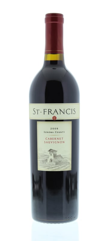 St. Francis Sonoma County Cabernet Sauvignon 2009 Front Bottle Shot