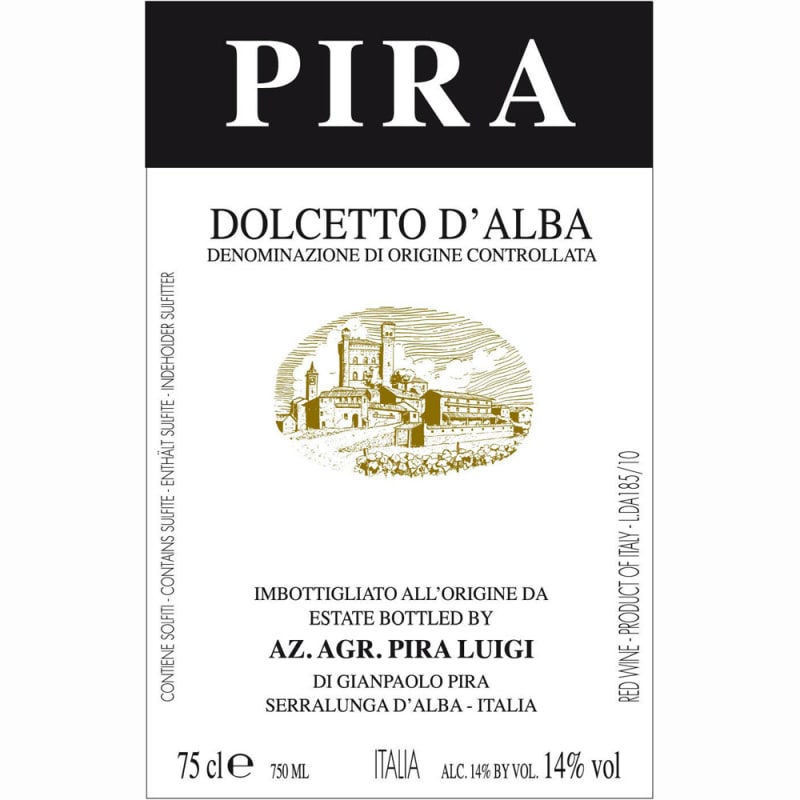 Luigi Pira Dolcetto d'Alba 2011 Front Label