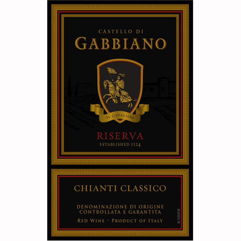 Gabbiano Chianti Classico Riserva 2009 Front Label