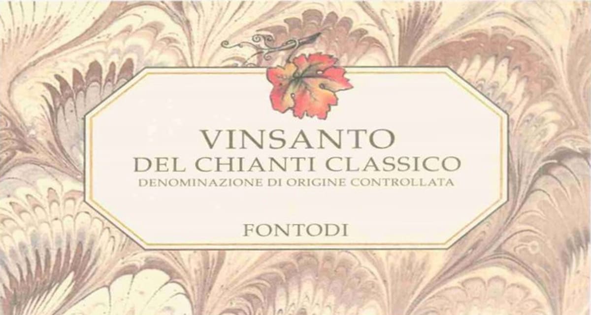 Fontodi Vin Santo 2003 Front Label