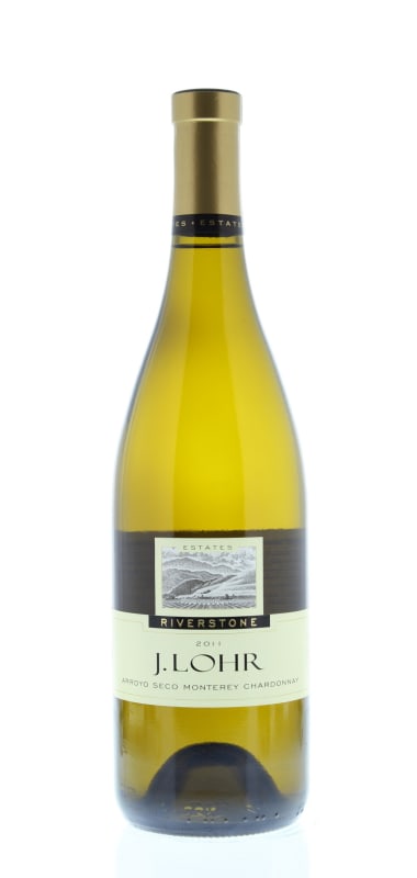 J. Lohr Estates Riverstone Chardonnay 2011 Front Bottle Shot