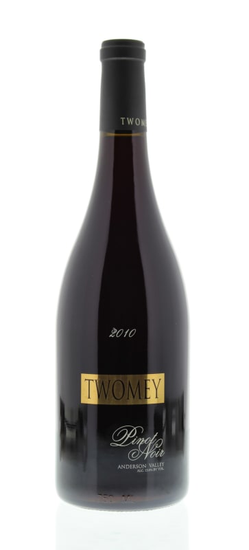 Twomey Anderson Valley Pinot Noir 2010 Front Bottle Shot