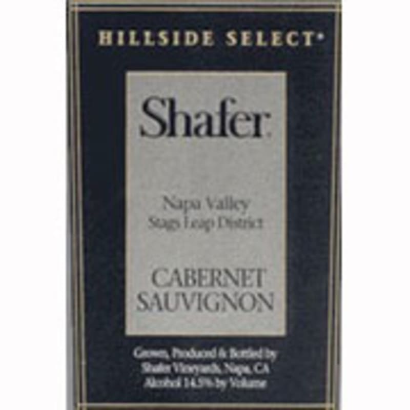 Shafer Hillside Select Cabernet Sauvignon 1993 Front Label