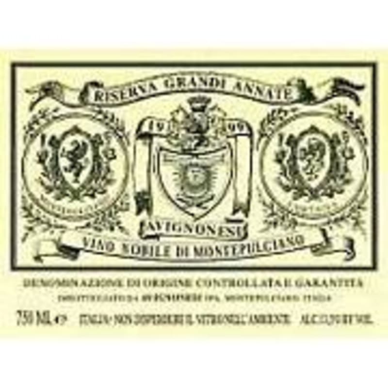 Avignonesi Grandi Annate Vino Nobile di Montepulciano Riserva 2004 Front Label