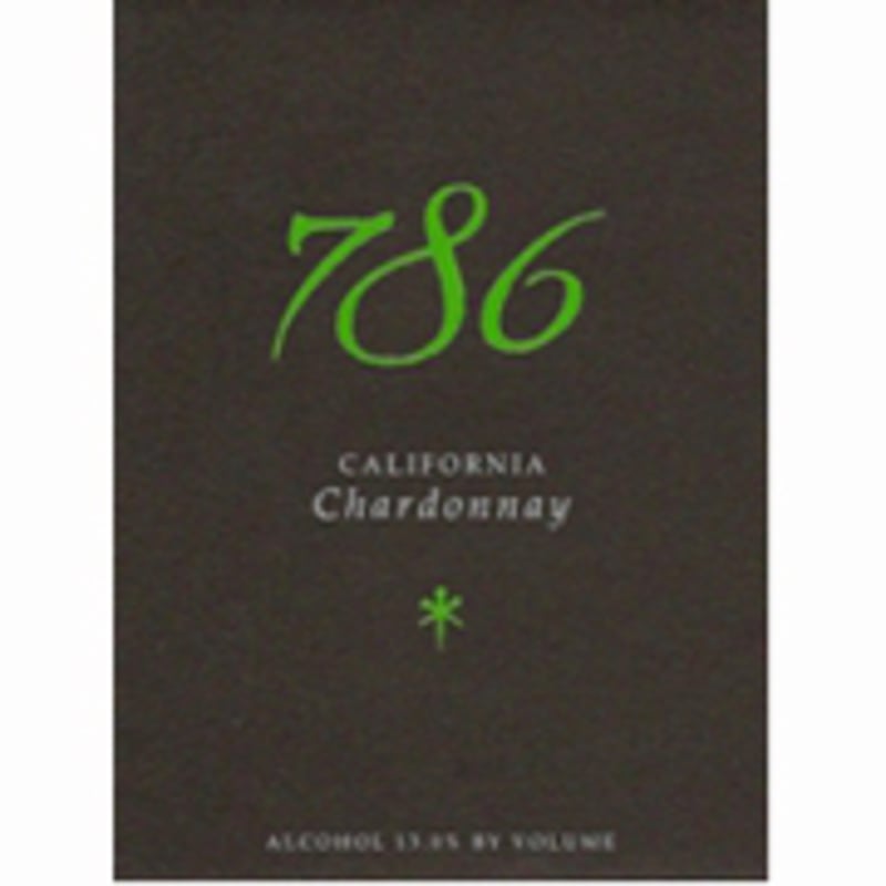 786 Wines Chardonnay 2010 Front Label