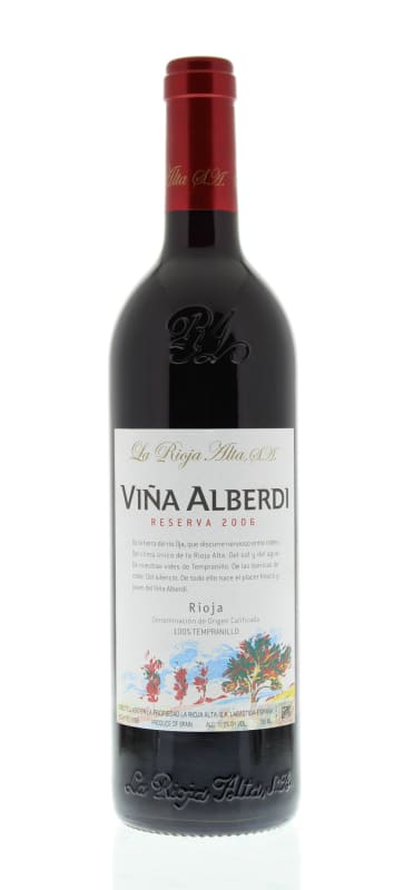 La Rioja Alta Vina Alberdi Reserva Tinto 2006 Front Bottle Shot