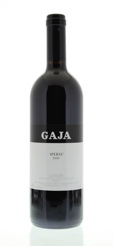 Gaja Sperss Barolo 2008 Front Bottle Shot