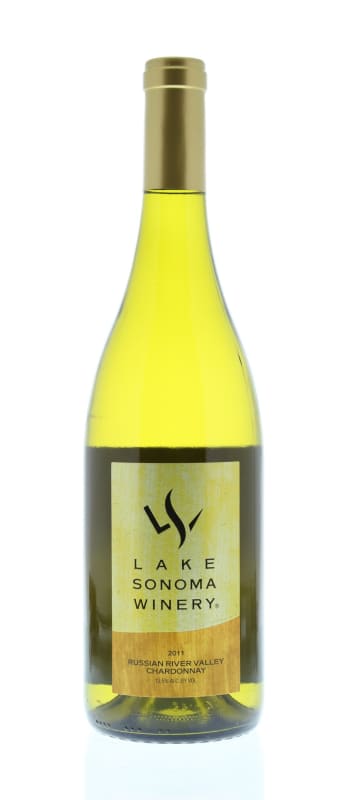 Lake Sonoma Winery Russian River Chardonnay 2011 Front Bottle Shot