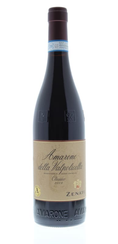 Zenato Amarone della Valpolicella Classico 2008 Front Bottle Shot